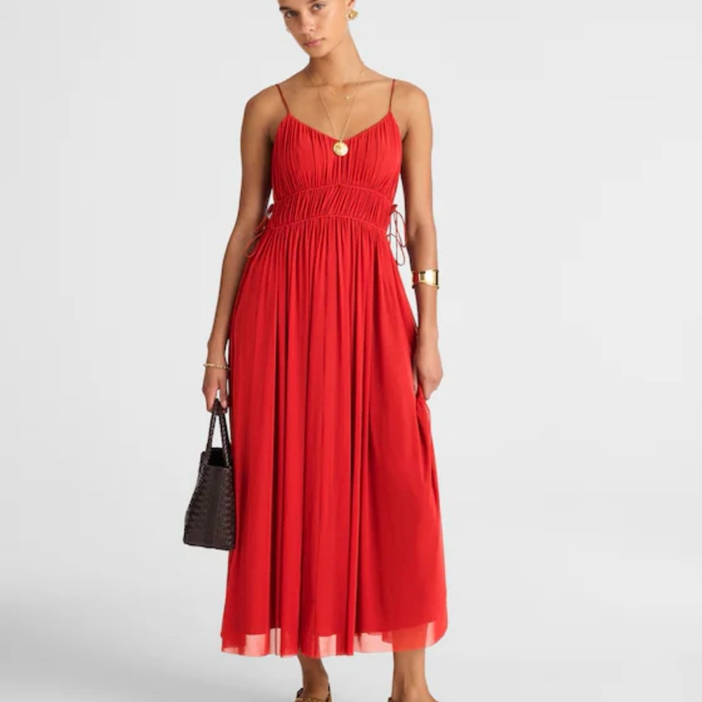 Madewell Vibrant Red Maxi Dress